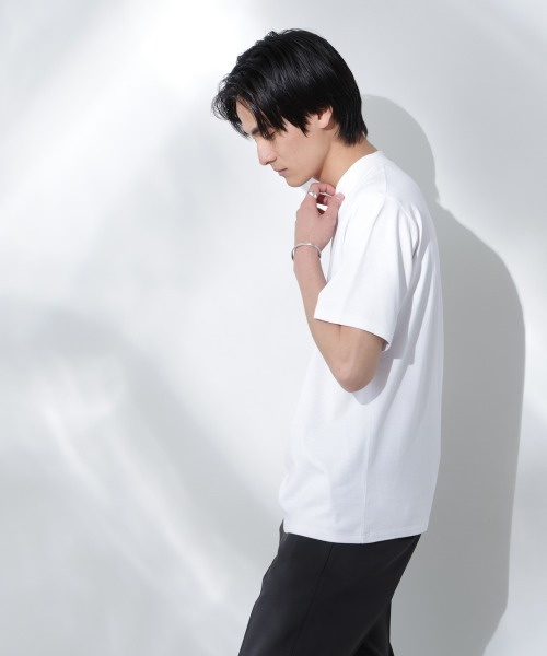 Anti Soaked 汗染み防止 リンガーネックTシャツ