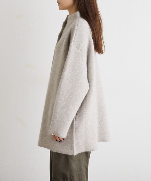 「PUAL CE CIN」 コート FREE チャコールグレー レディース_画像3