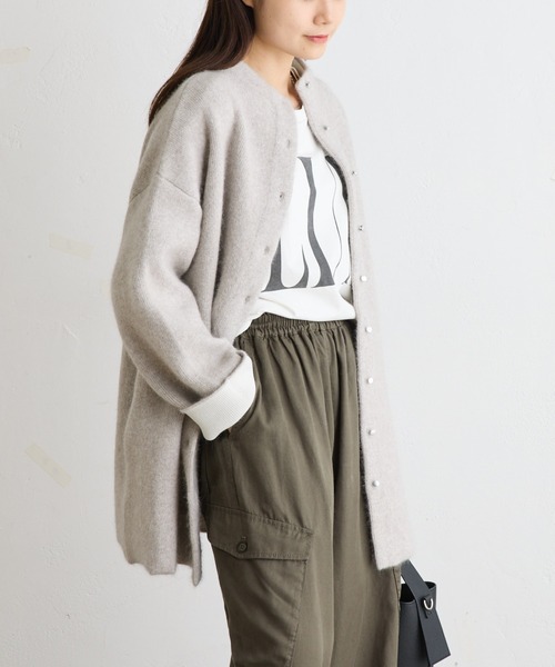 「PUAL CE CIN」 コート FREE チャコールグレー レディース_画像9