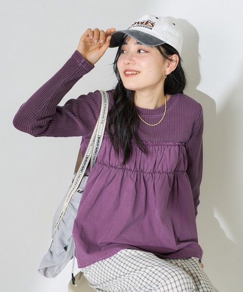 FREAK'S STORE（フリークスストア） tシャツ アーミーリブ コンビ