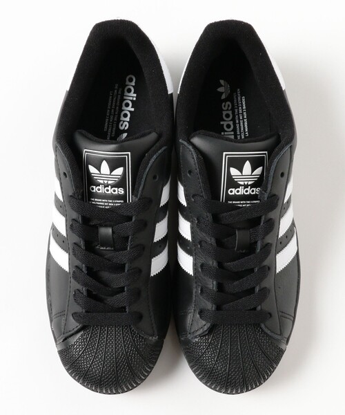 adidas Superstar ブラックスニーカー adidas（アディダス） スニーカー adidas / SUPERSTAR 2 BLACK メンズ