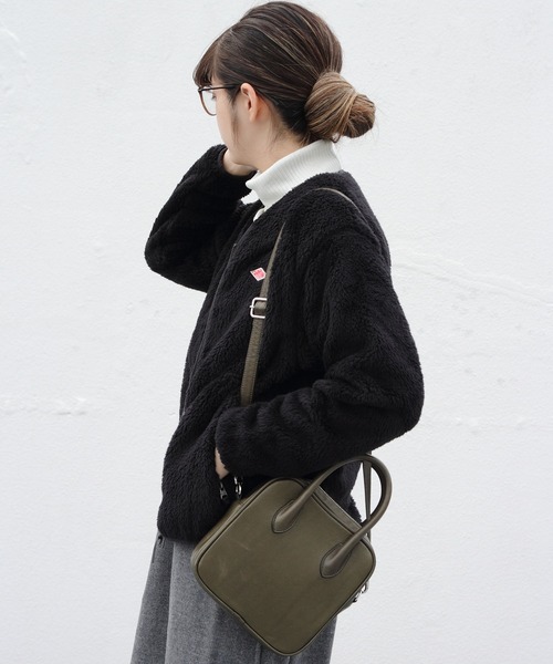 「DANTON」 ジップアップブルゾン 36 ブラック レディース_画像2