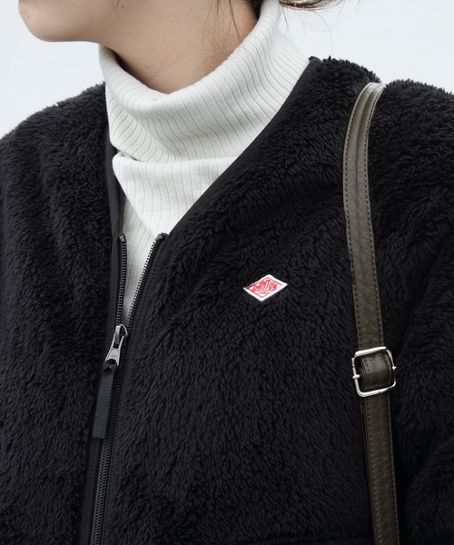 「DANTON」 ジップアップブルゾン 36 ブラック レディース_画像9