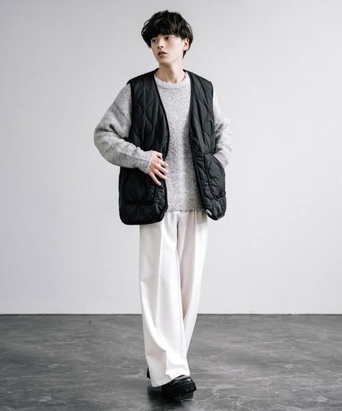 Rocky Monroe（ロッキーモンロー） ベスト M カーキ メンズ : ZOZOTOWN