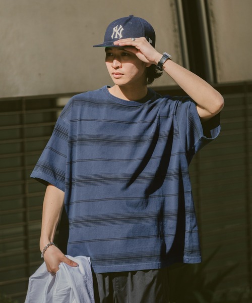 メンズ Tシャツ ボーダーTシャツ プルオーバー ストリート a1027 19387_r1.jpg