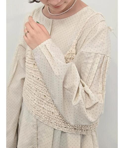 ゆゆ様お取り置き(一時8/2まで)Samansa Mos2 ワンピ Samansa Mos2 ワンピース 「ゆべしコラボ」無地＆ドット柄