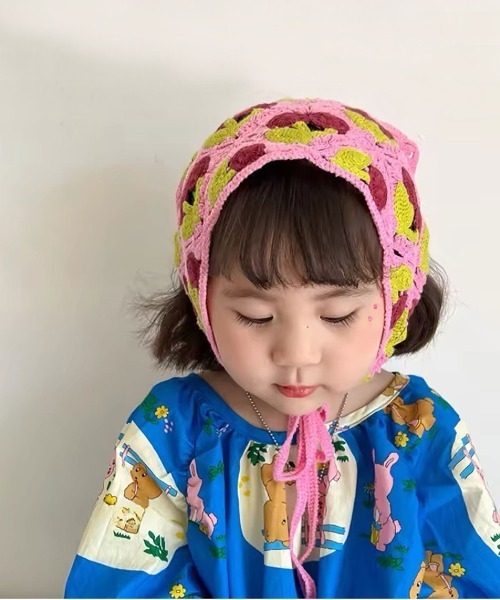 ヘアバンド 「 Bambin / ボンバン 」 クロシェ編み バブーシュカ