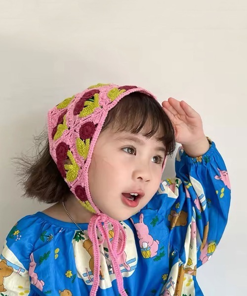 ヘアバンド 「 Bambin / ボンバン 」 クロシェ編み バブーシュカ
