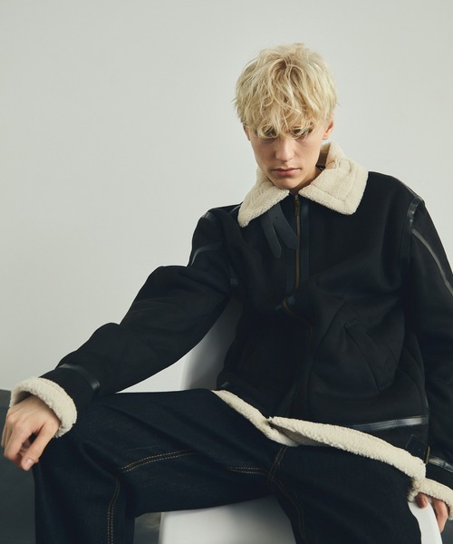 「Shoowtime」 ブルゾン X-LARGE ブラウン メンズ_画像9