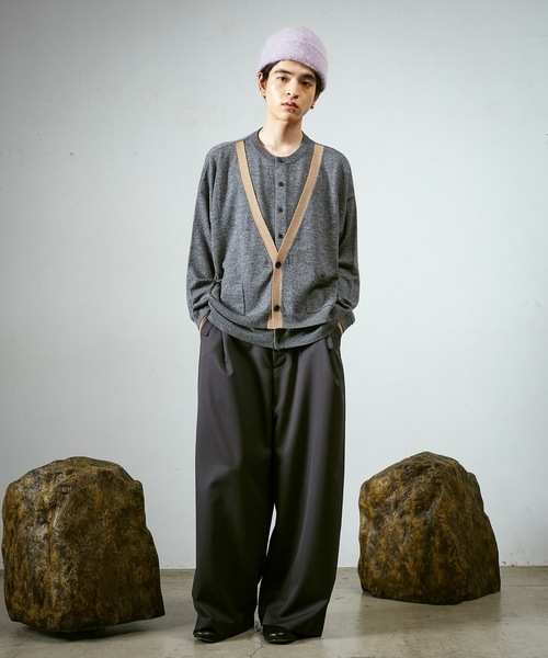 Dulcamara（ドゥルカマラ） カーディガン フェイクレイヤードニットCD