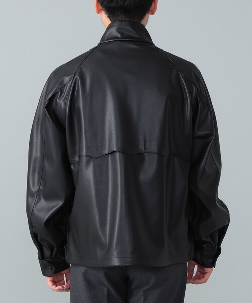 BEAMS F ブルゾン アウター BARACUTA / G4 フェイクレザー