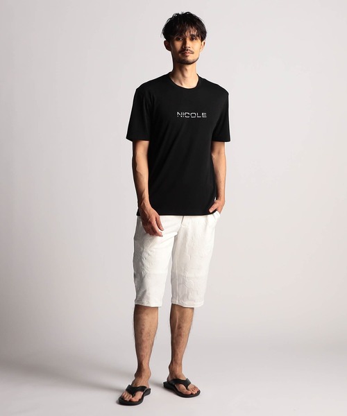 ニコルクラブフォーメン（NICOLE CLUB FOR MEN）/アラカルトリンクスジャカードハーフパンツ NICOLE CLUB FOR MEN（ニコルクラブフォーメン） パンツ アラカルト