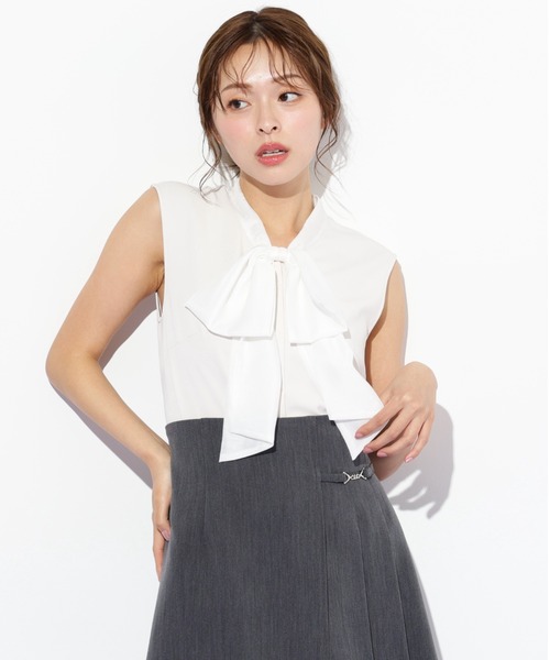 JILLSTUART　ジルスチュアート　ビッグボウタイブラウス JILL by JILL STUART（ジルバイジルスチュアート） ブラウス シャツ