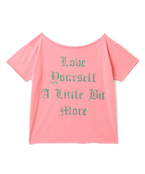 tシャツ atmos pink Vintage Off-Shoulder T-shirt / アトモス ピンク ヴィンテージ オフショルダー ティーシ