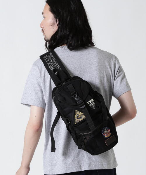 国内発送【AVIREX】ONE SHOULDER BAG ”TOP GUN” AVIREX ショルダーバッグ ONE SHOULDER BAG ”TOP GUN” / ワン