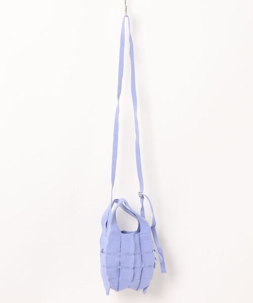 【 】プリーツ モノグラム ショルダーバッグ GRL（グレイル）の「2Wayモノグラム柄レザーショルダーバッグ
