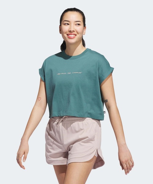 tシャツ ビヨンド ザ コース バックグラフィック Tシャツ「adidas Golf/アディダスゴルフ」 レディース