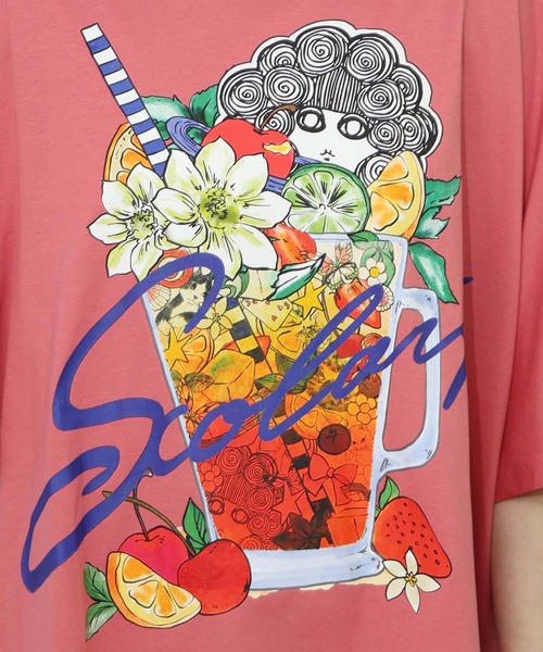 ScoLar tシャツ 152687：スカラーサングリア柄 接触冷感プル