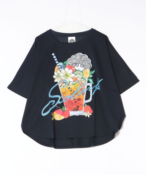 ScoLar tシャツ 152687：スカラーサングリア柄 接触冷感プル