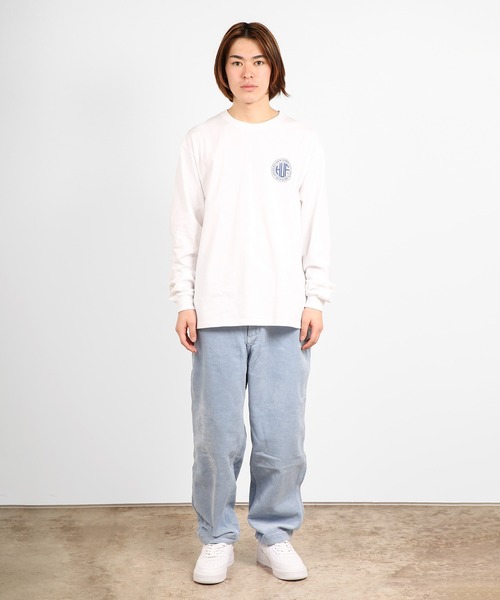 「HUF」 長袖Tシャツ MEDIUM ライトグリーン メンズ