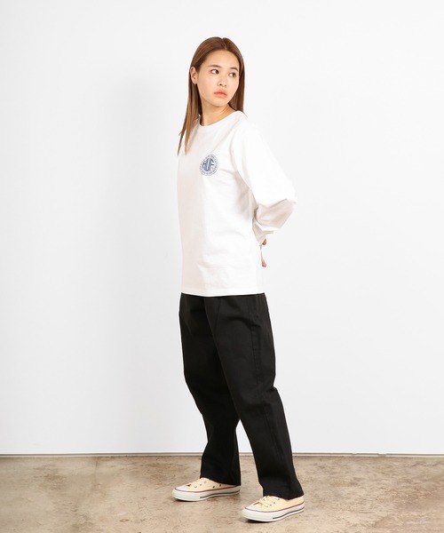 「HUF」 長袖Tシャツ MEDIUM ライトグリーン メンズ