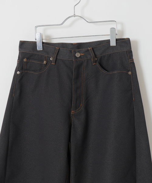 【新品タグ付】B.C STOCK バレルレッグデニム B.C STOCK ジーンズ 「色落ちしないデニム」EVER RAW DENIM