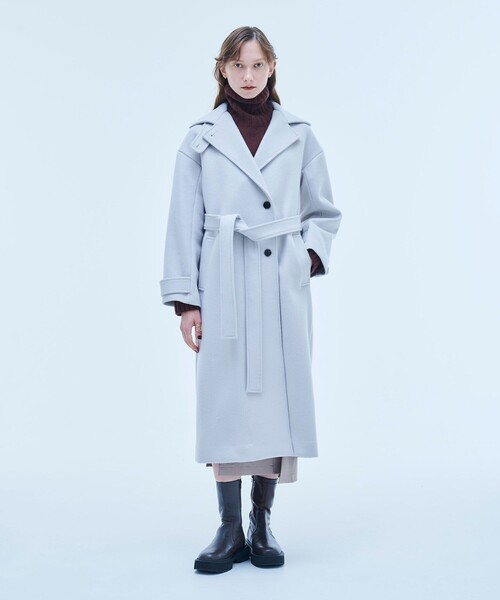 「UNITED TOKYO」 チェスターコート 1 アイボリー レディース_画像8