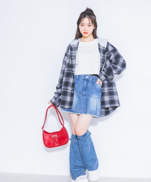 repipi armario（レピピアルマリオ） レッグウォーマー デニムルーズ