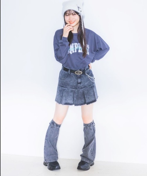 新品未使用】d.i.a. デニム ラビットファー 2way レッグウォーマー