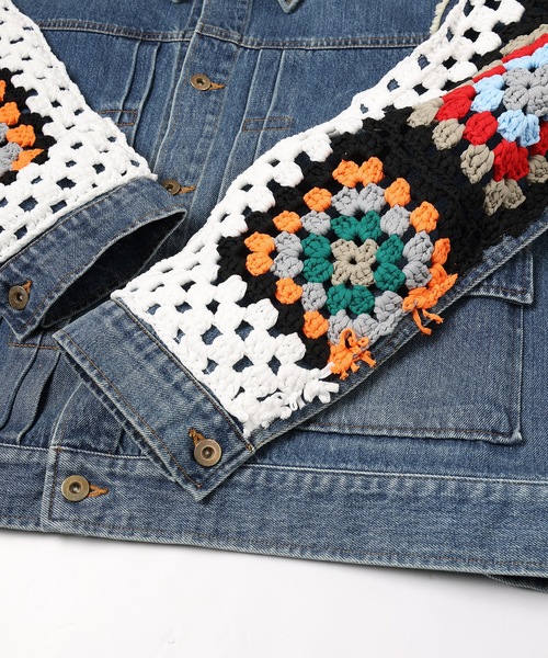 DISCOVERED（ディスカバード） デニムジャケット gジャン CROCHET