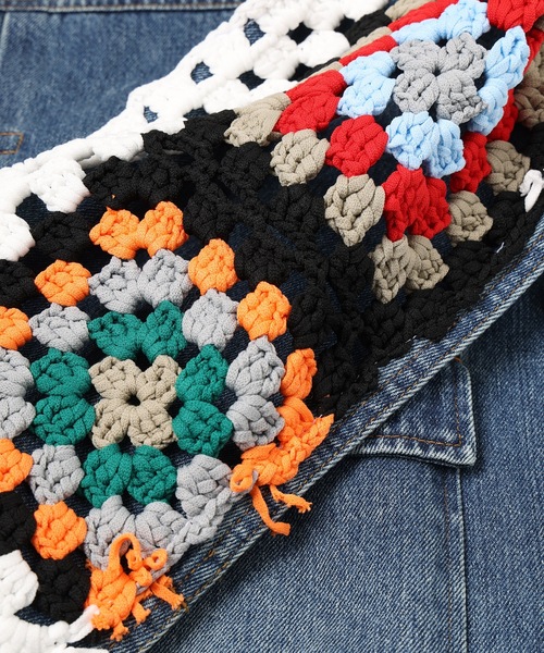 DISCOVERED（ディスカバード） デニムジャケット gジャン CROCHET