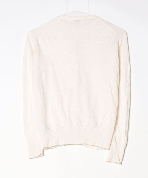 「LE TiROiR de DRESSTERIOR」 ニットカーディガン L ホワイト レディース_画像2