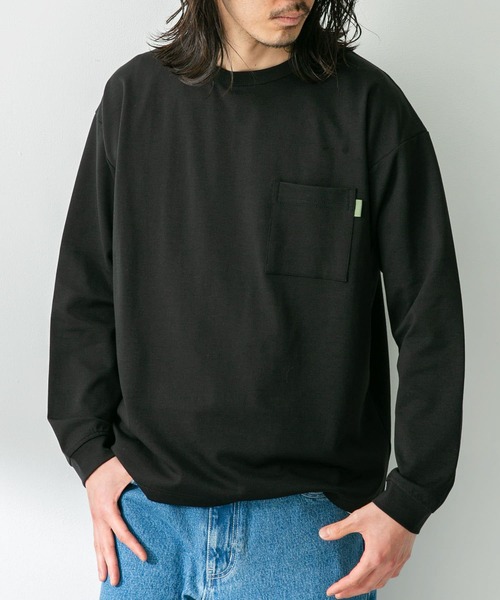 「URBAN RESEARCH Sonny Label」 長(zhǎng)袖Tシャツ MEDIUM ダークグレー メンズ