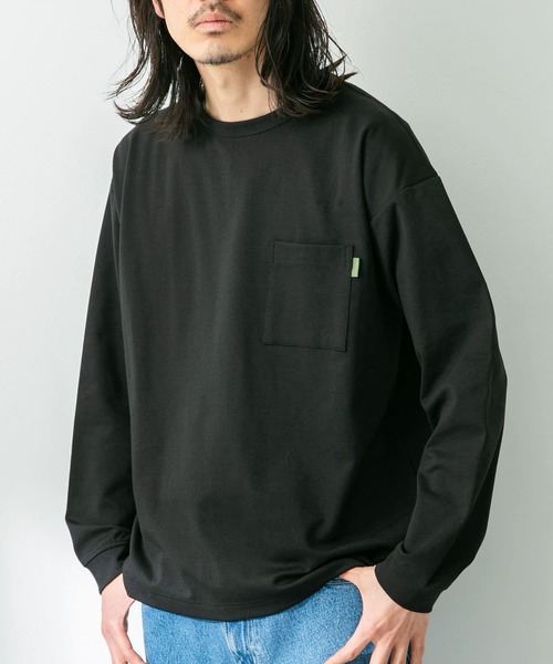 「URBAN RESEARCH Sonny Label」 長(zhǎng)袖Tシャツ MEDIUM ダークグレー メンズ