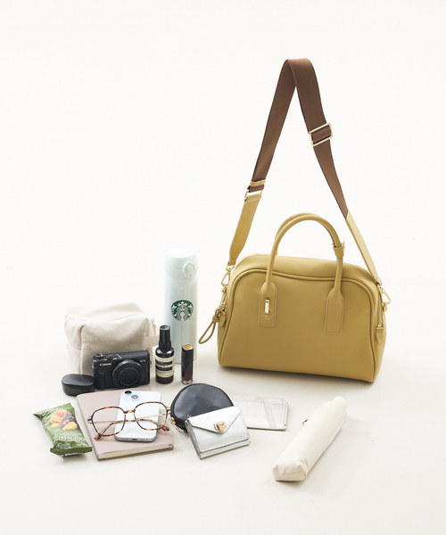 【未使用】LOWELL Things 2WAY ボストンバッグ LOWELL things（ロウェル シングス） ボストンバッグ 「千葉由佳さん