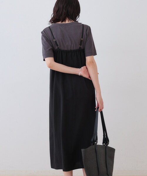 INDIVI（インディヴィ） ワンピース タックキャミワンピース