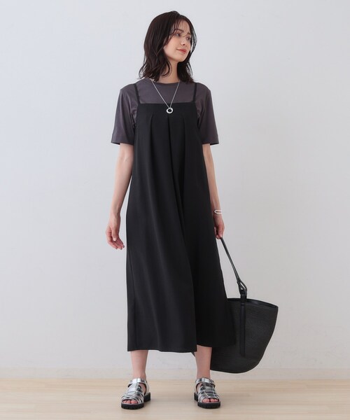 INDIVI ワンピース タックキャミワンピース : ZOZOTOWN Yahoo!店