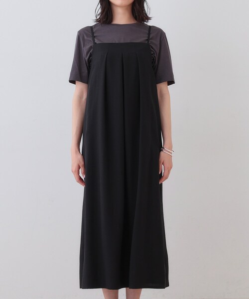 INDIVI（インディヴィ） ワンピース タックキャミワンピース