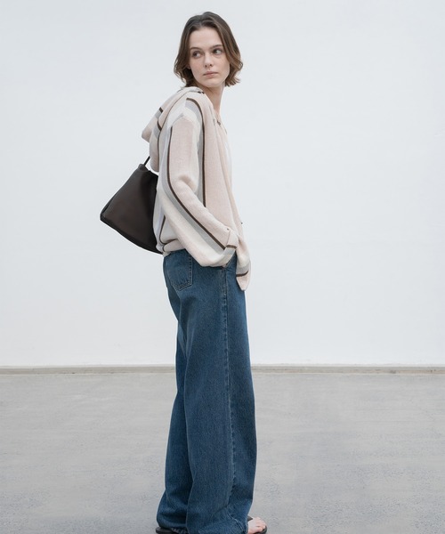 「EKCOOKIES」 ニットパーカー L サンドベージュ レディース_画像2