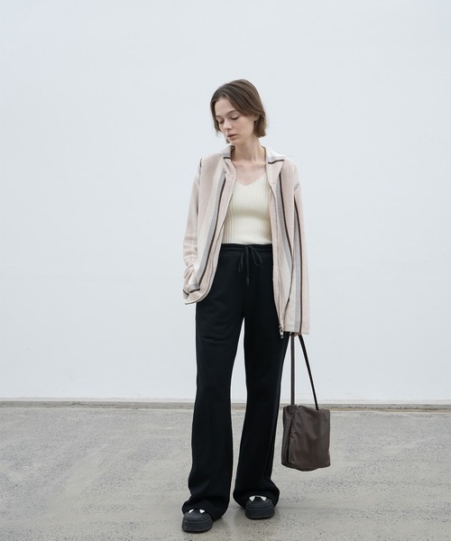 「EKCOOKIES」 ニットパーカー L サンドベージュ レディース_画像7