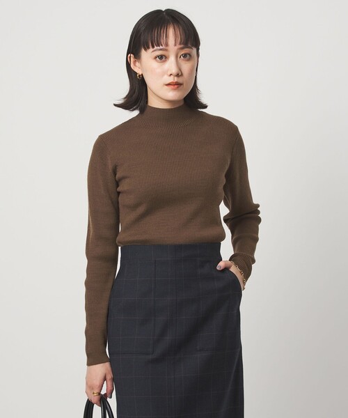 極美品 CFCL リブ ベルスリーブ ニット トップス 黒 洗濯可 ボトル