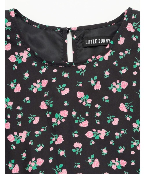 Little sunny bite（リトルサニーバイト） tシャツ floral mini dress