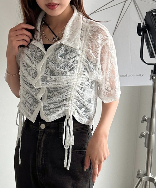 「apres jour mignon」 半袖カットソー X-LARGE ピンク レディース_画像4