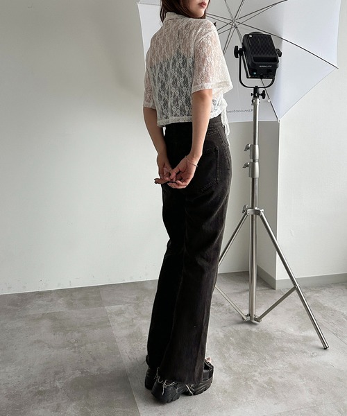 「apres jour mignon」 半袖カットソー X-LARGE ピンク レディース_画像9