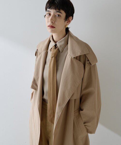 Whim Gazette（ウィム ガゼット） トレンチコート コート ロング