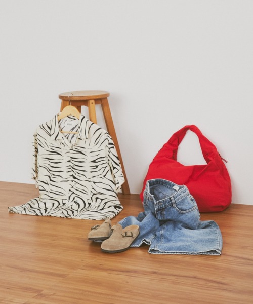 「MERLOT」 半袖シャツ FREE グリーン系その他 レディース_画像3