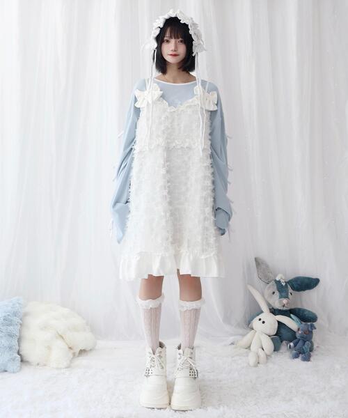 Whinny ワンピース Whinny/きらめいたふりりんワンピちゃん : ZOZOTOWN