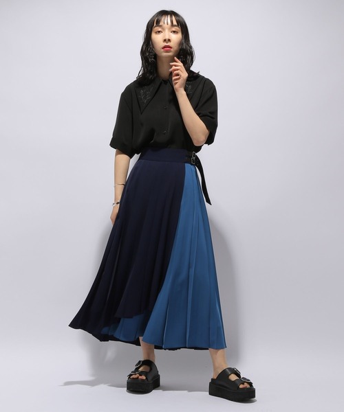 HARE（ハレ） プリーツスカート FREE ブラック レディース : ZOZOTOWN