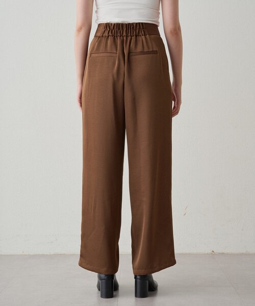 Loungedress（ラウンジドレス） パンツ ワイドベルトサテンパンツ 2nd