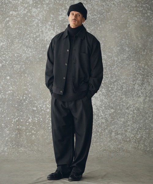 THEOREM コート ジャケット mj11160- Wool-like Sharky Worker Jacket